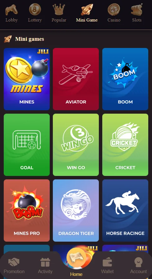 Click Aviator to play